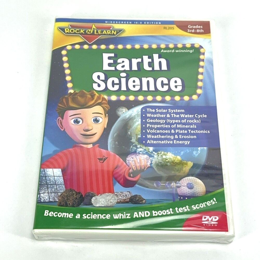 Earth Science: Rock 'N Learn - Grade 3rd-8th DVD By Vic Mignogna - NEW SEALED